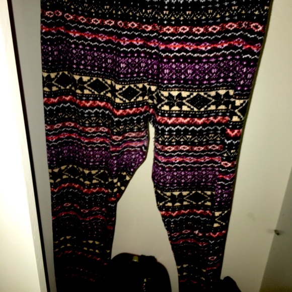 Winter patterned leggings - Picture 1 of 1